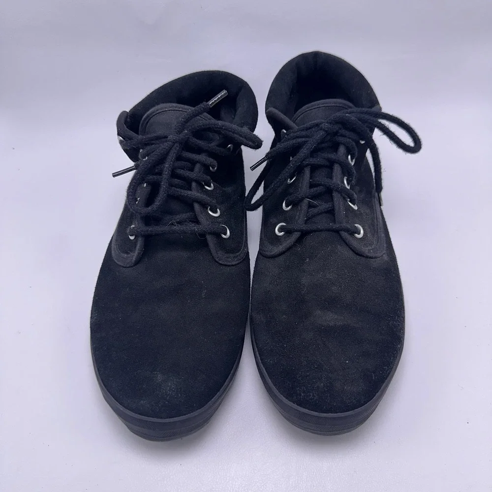 Vintage 90s Forenza Black Suede Chukka Boots - Women's 11 W